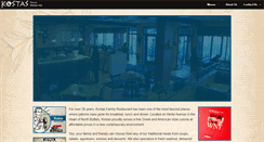 Desktop Screenshot of kostasfamilyrestaurant.com